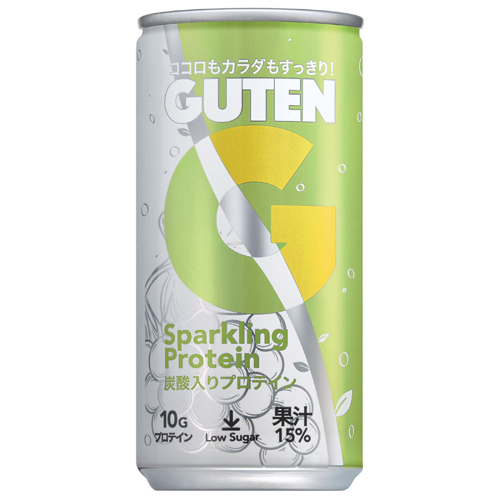 GUTEN 炭酸入りプロテイン 190ml缶