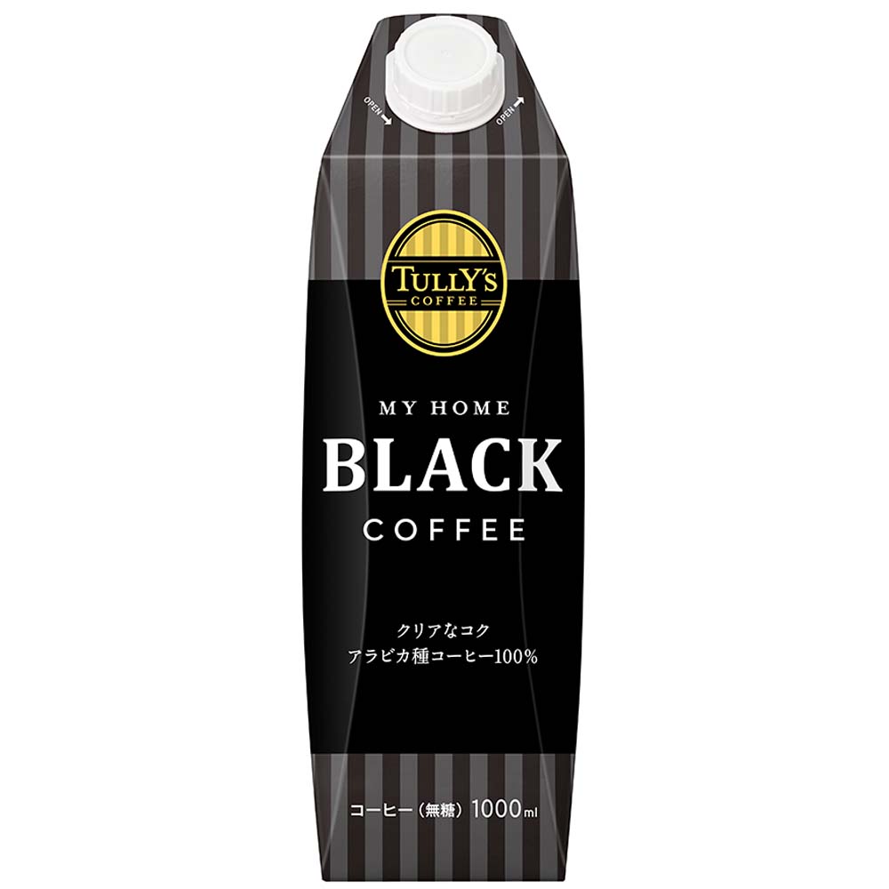 TULLY‘S COFFEE MY HOME BLACK 紙パック 1L