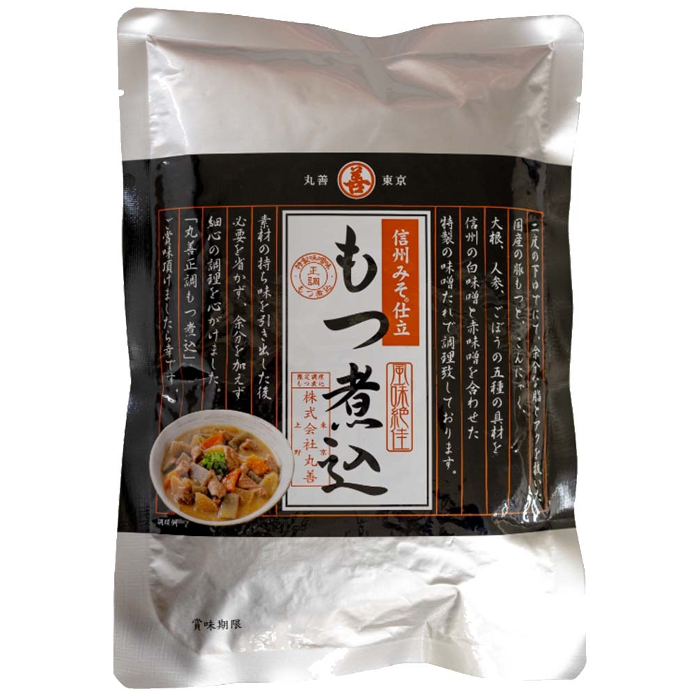 丸善 もつ煮込 正調 味噌味 500g