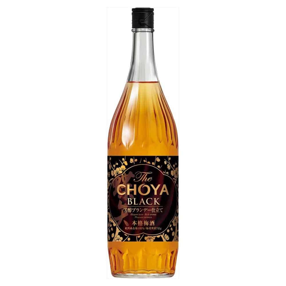 The CHOYA梅酒 ブランデー仕立てBLACK 1.8L