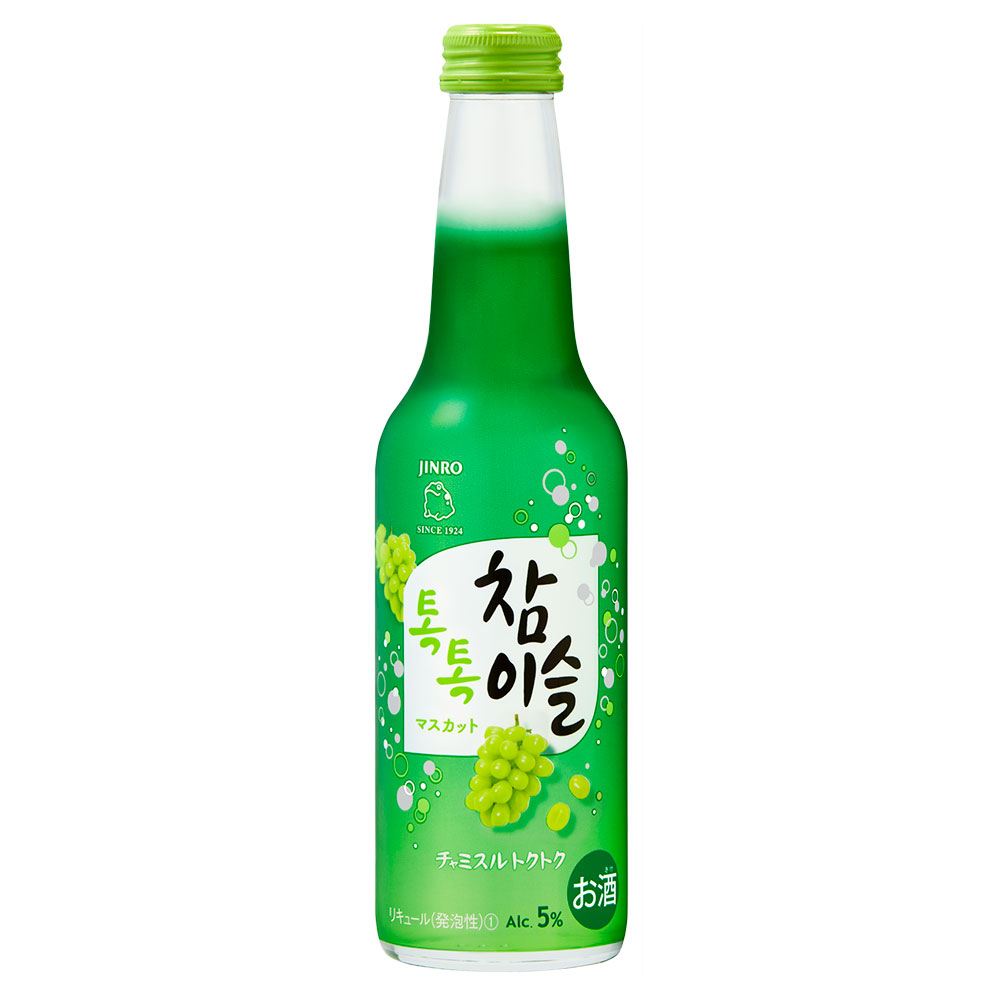 真露 チャミスル トクトクマスカット 5° 275ml 【10月増税対象】