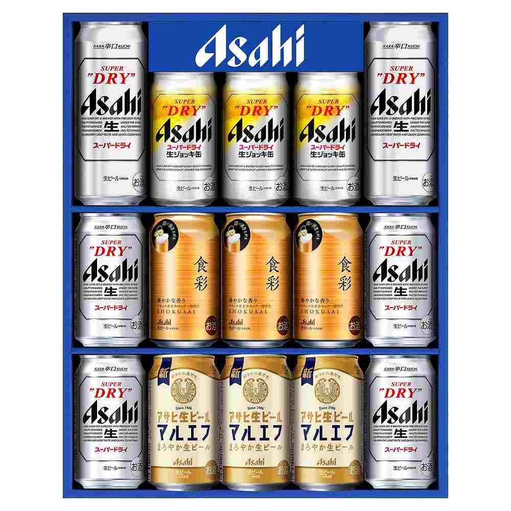 直送】アサヒ ビール4種セットB 計15缶 AJP-4｜ビールセット&ギフト