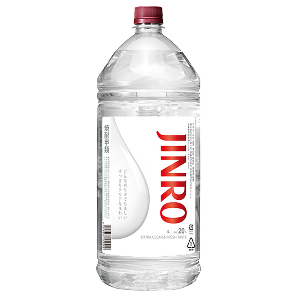 眞露 JINRO（ジンロ） 20° 4Lペット