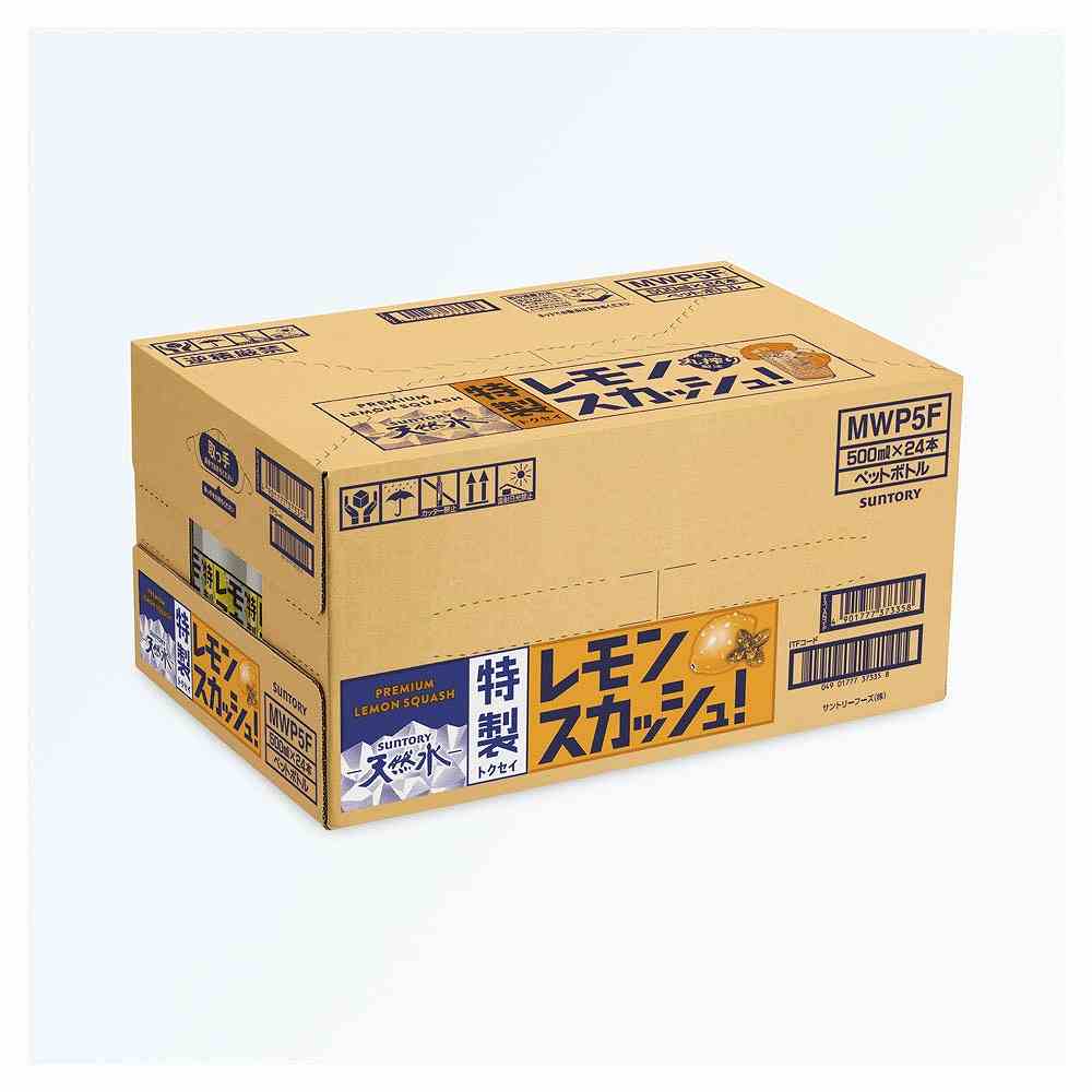 サントリー 天然水 特製レモンスカッシュ 500ml｜その他炭酸ソフト