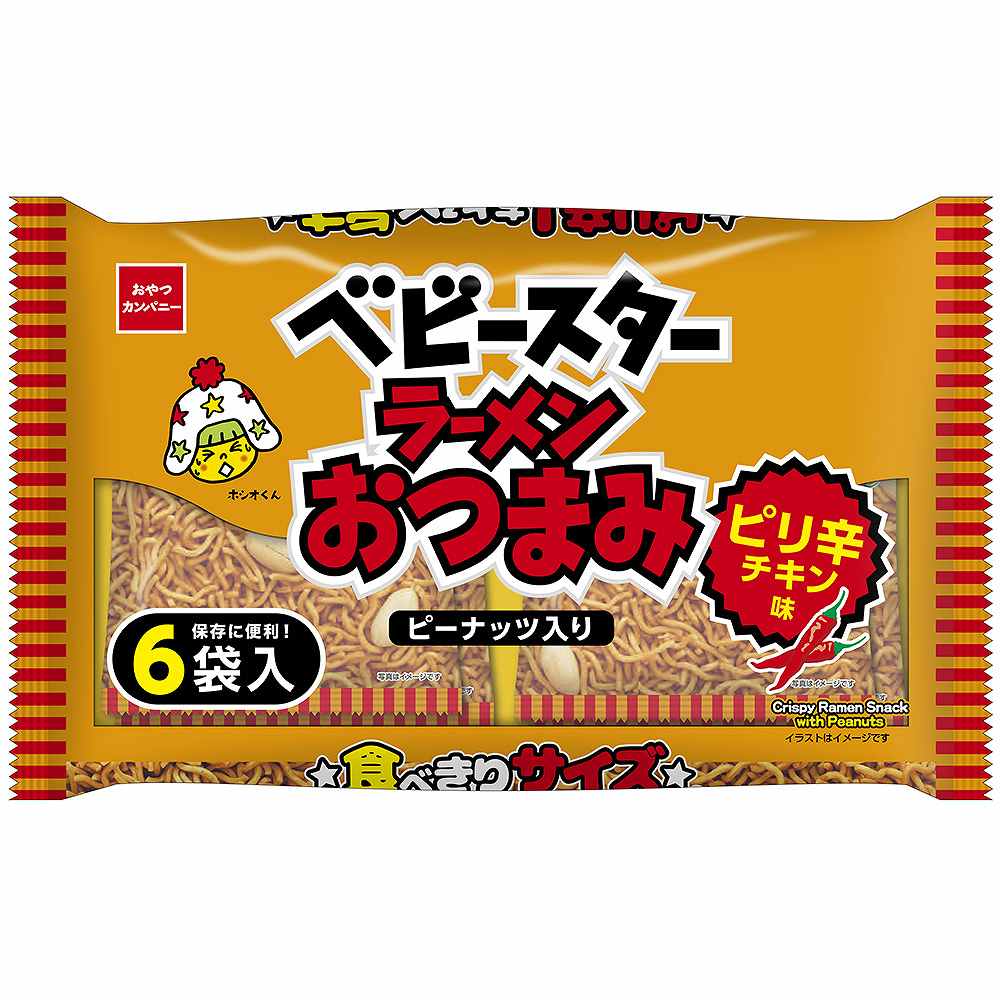 おやつカンパニー ベビースターラーメンおつまみ ピリ辛チキン味 138g
