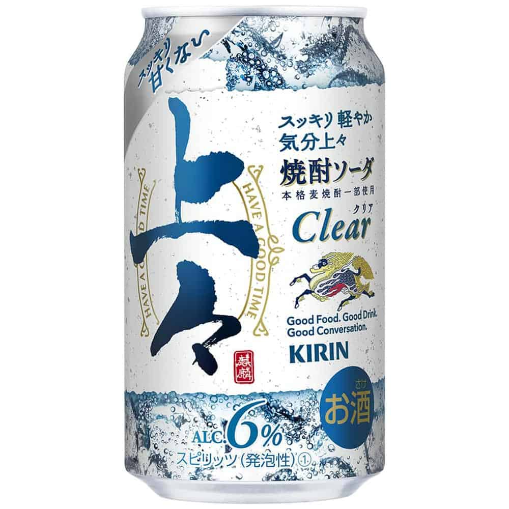 キリン 上々 焼酎ソーダ 350ml缶｜焼酎ハイ・梅サワー・梅酒｜格安