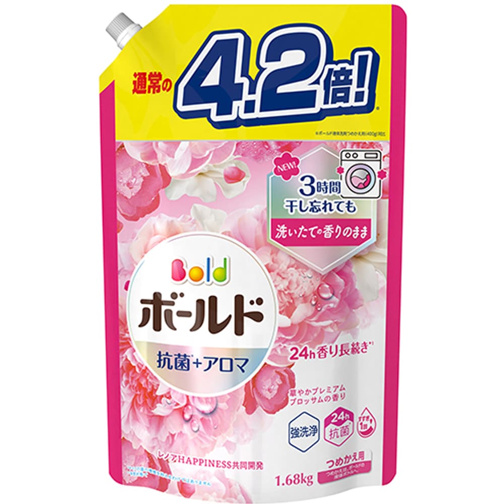P&G ボールドジェル プレミアムブロッサムの香り 詰替用 ウルトラジャンボ 1680g