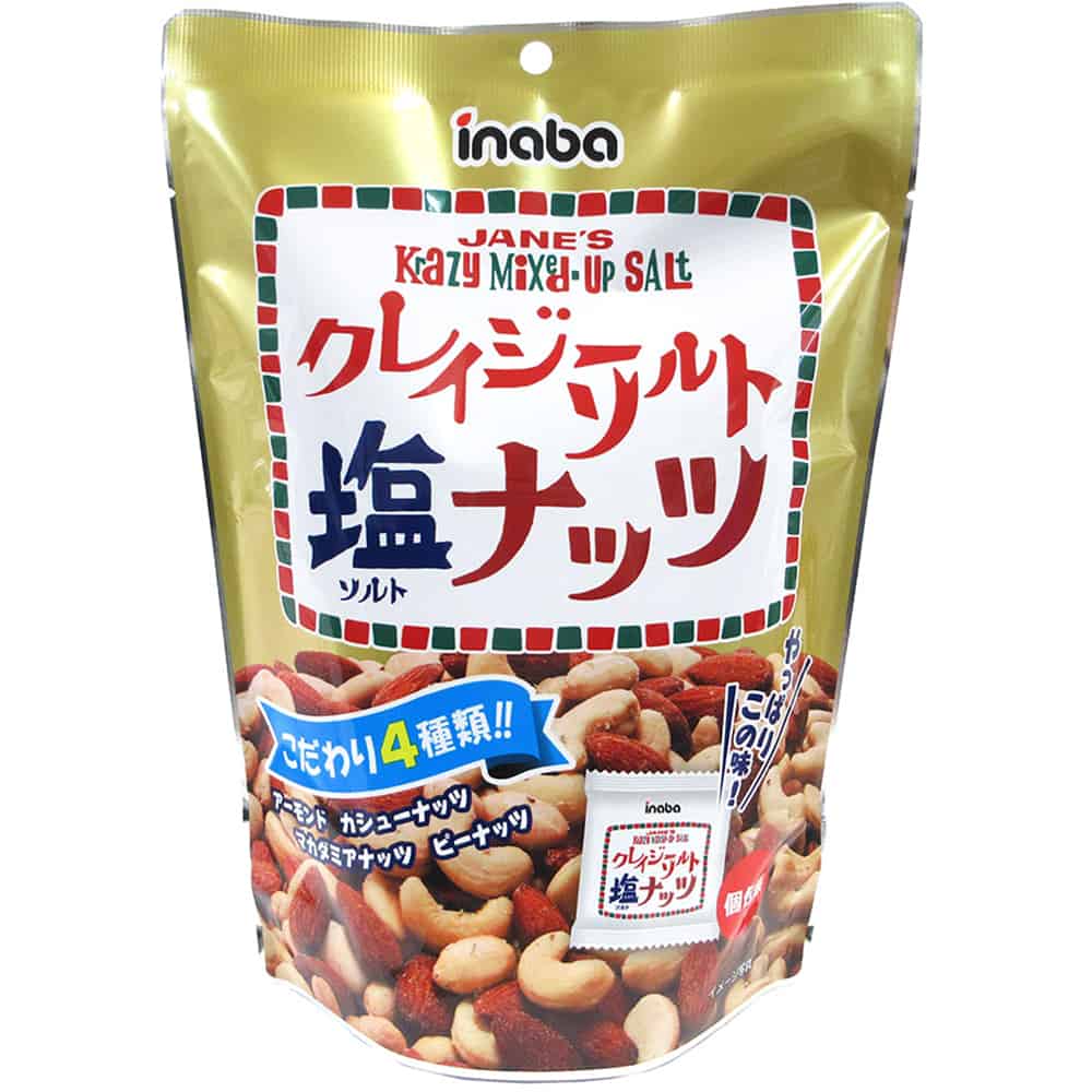 稲葉ピーナツ クレイジーソルトナッツ 個包装 18g×7袋入