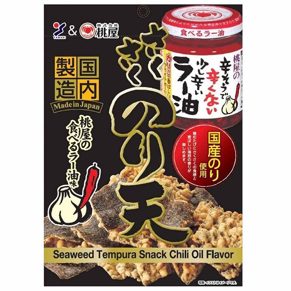 さくさくのり天 桃屋の食べるラー油味 65g