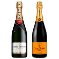 セット〕これぞ王道 世界中で愛される有名シャンパン 750ml×2本