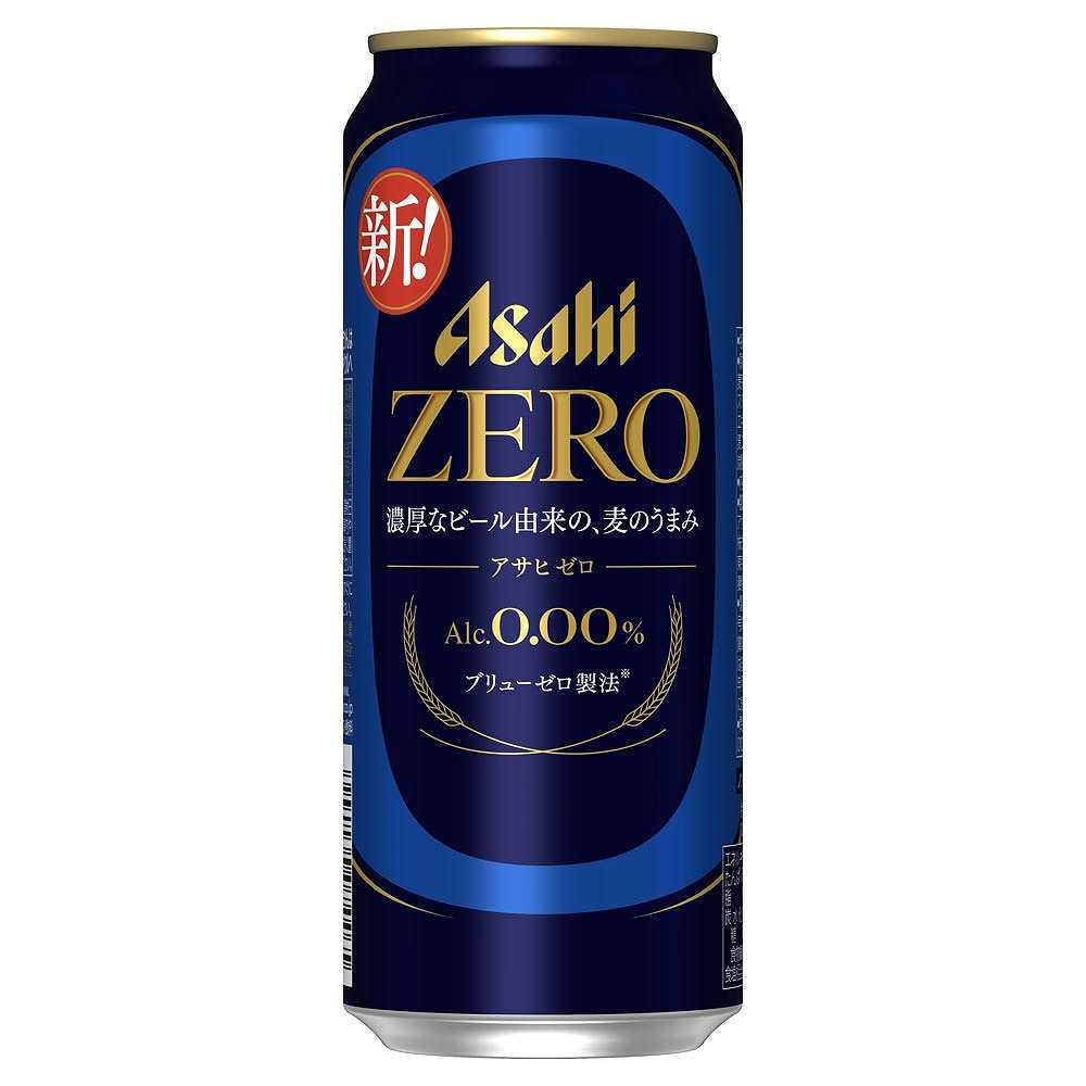アサヒ ZERO 500ml缶（ノンアルコール）