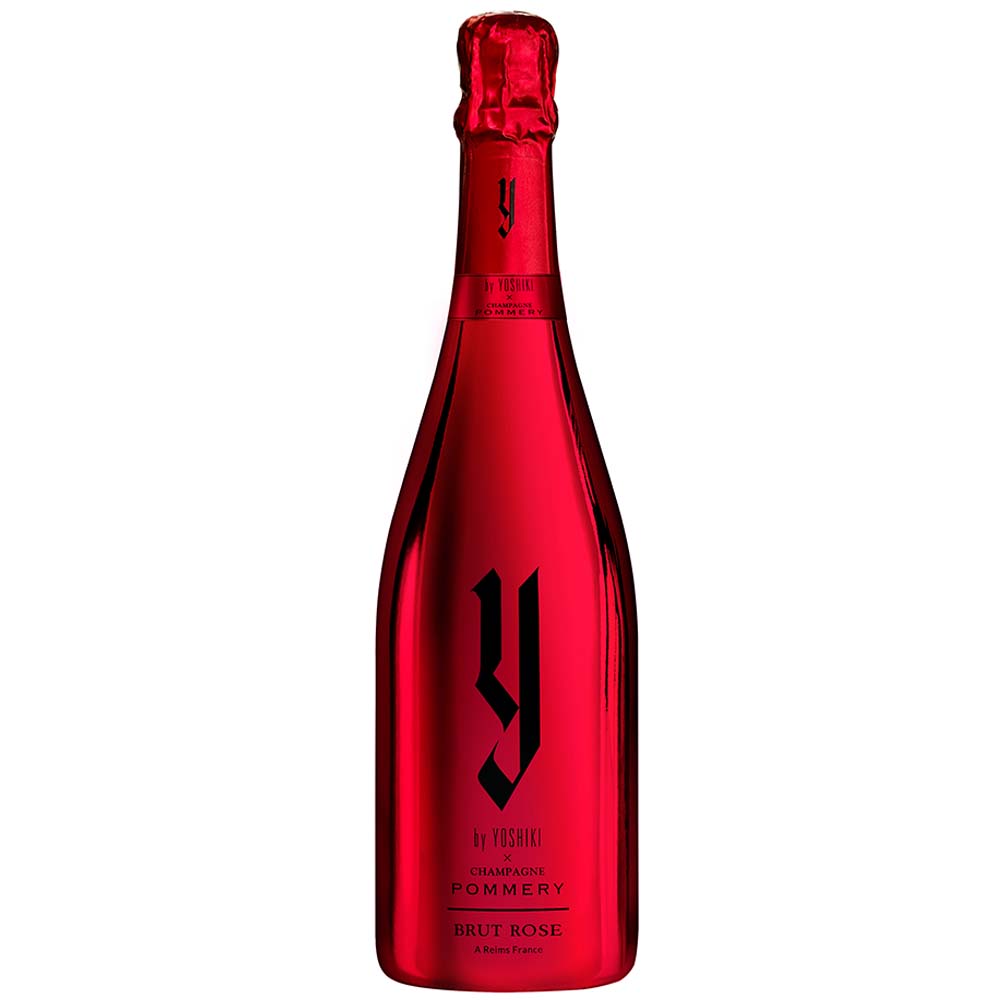 〔予約〕 Y by YOSHIKI×シャンパーニュ ポメリー ブリュット ロゼ 泡ロゼ 750ml