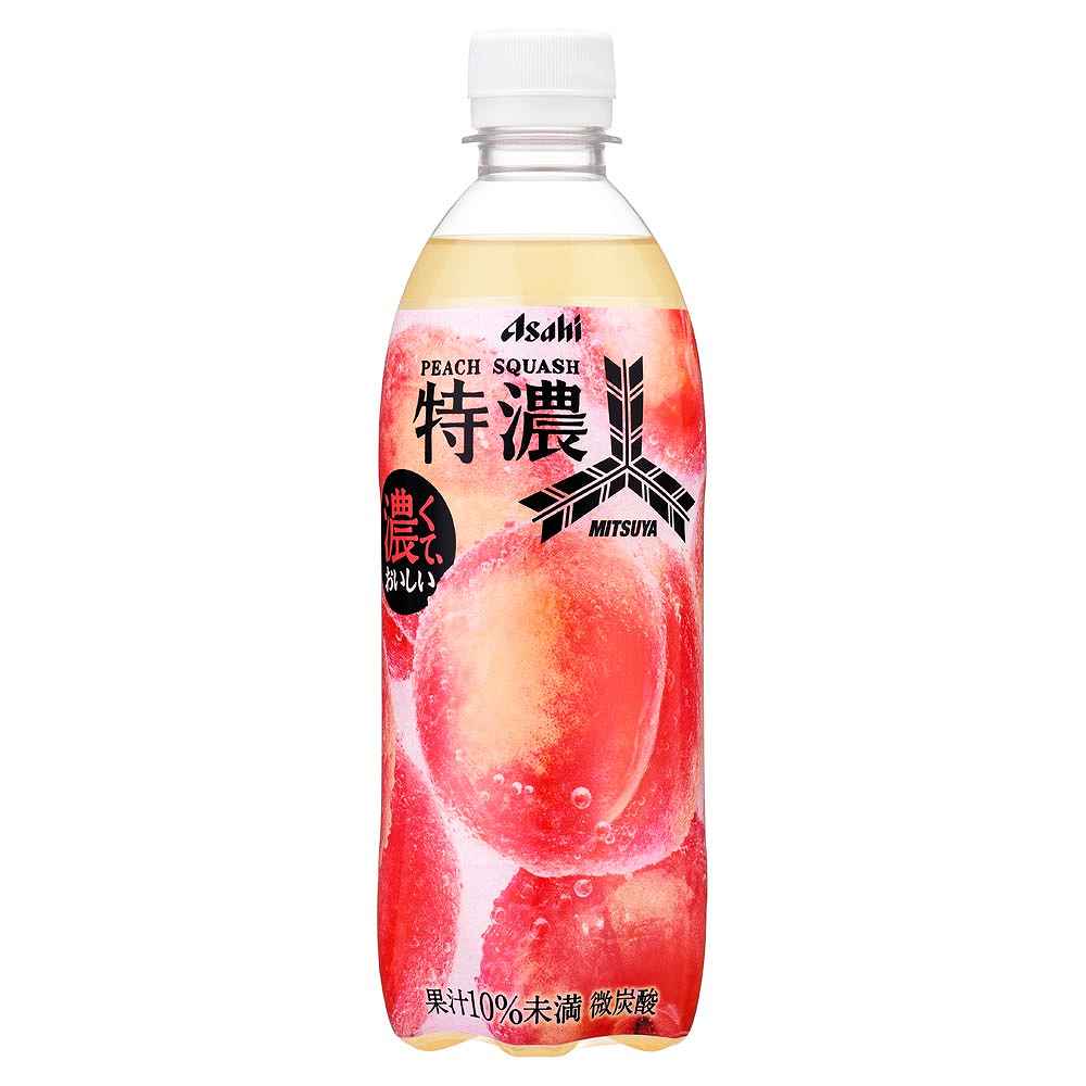 アサヒ 三ツ矢 特濃ピーチスカッシュ 500ml