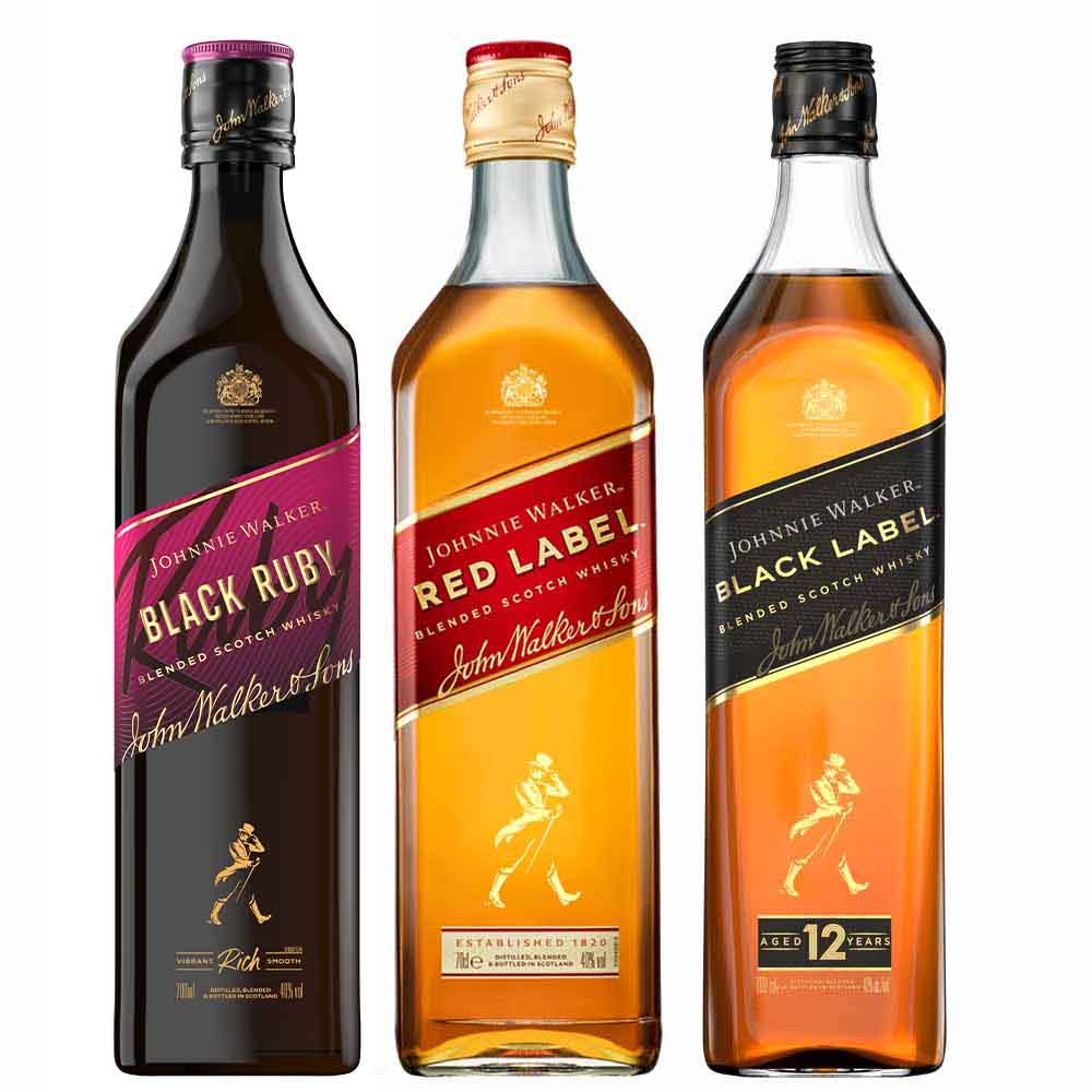 ジョニーウォーカー 3種セット 700ml×3本