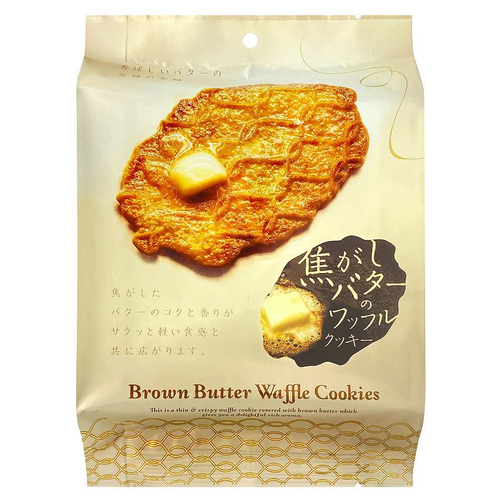 MDH 焦がしバターのワッフルクッキー 8枚