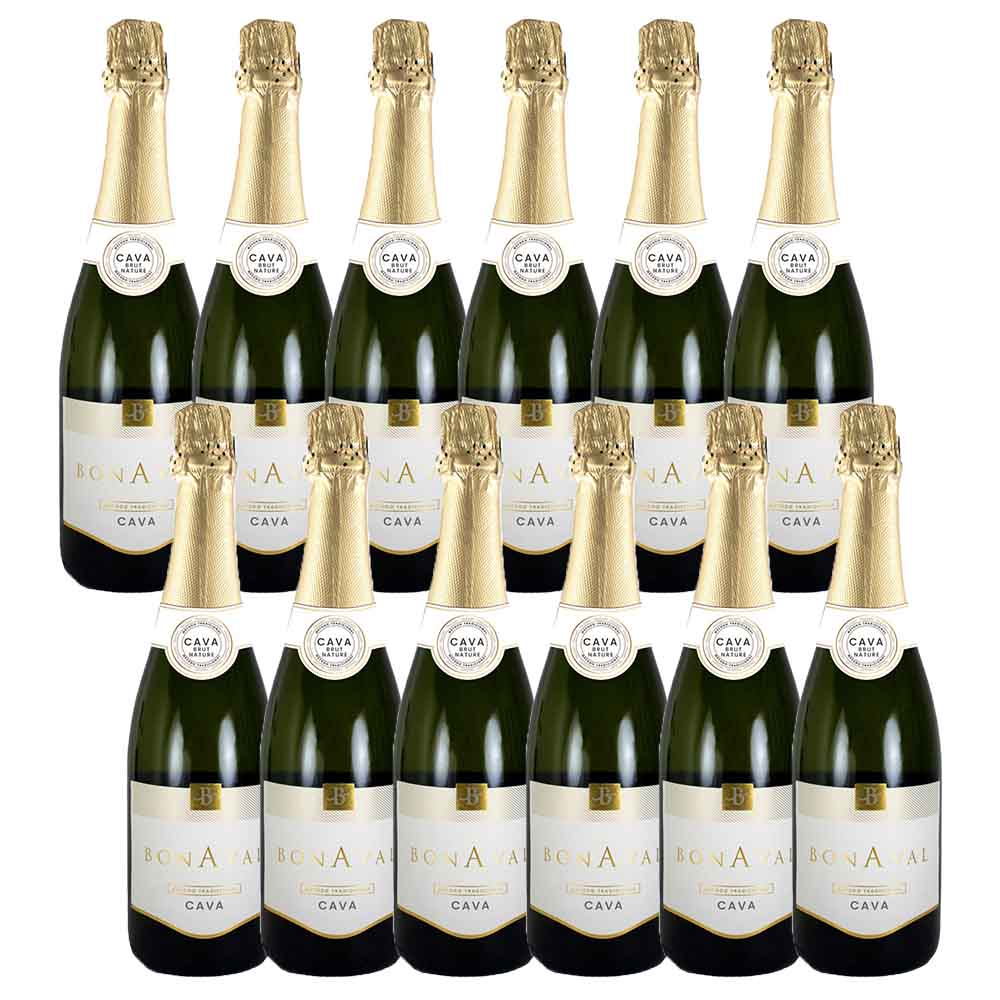 〔セット〕ボナヴァル カヴァ ブリュット ナチュレセット 750ml×12本