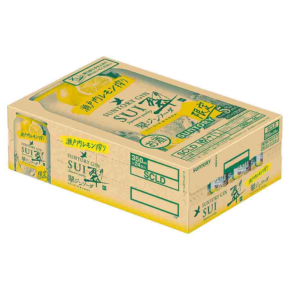 サントリー 翠ジンソーダ 瀬戸内レモン搾り 350ml缶｜ワインソーダ