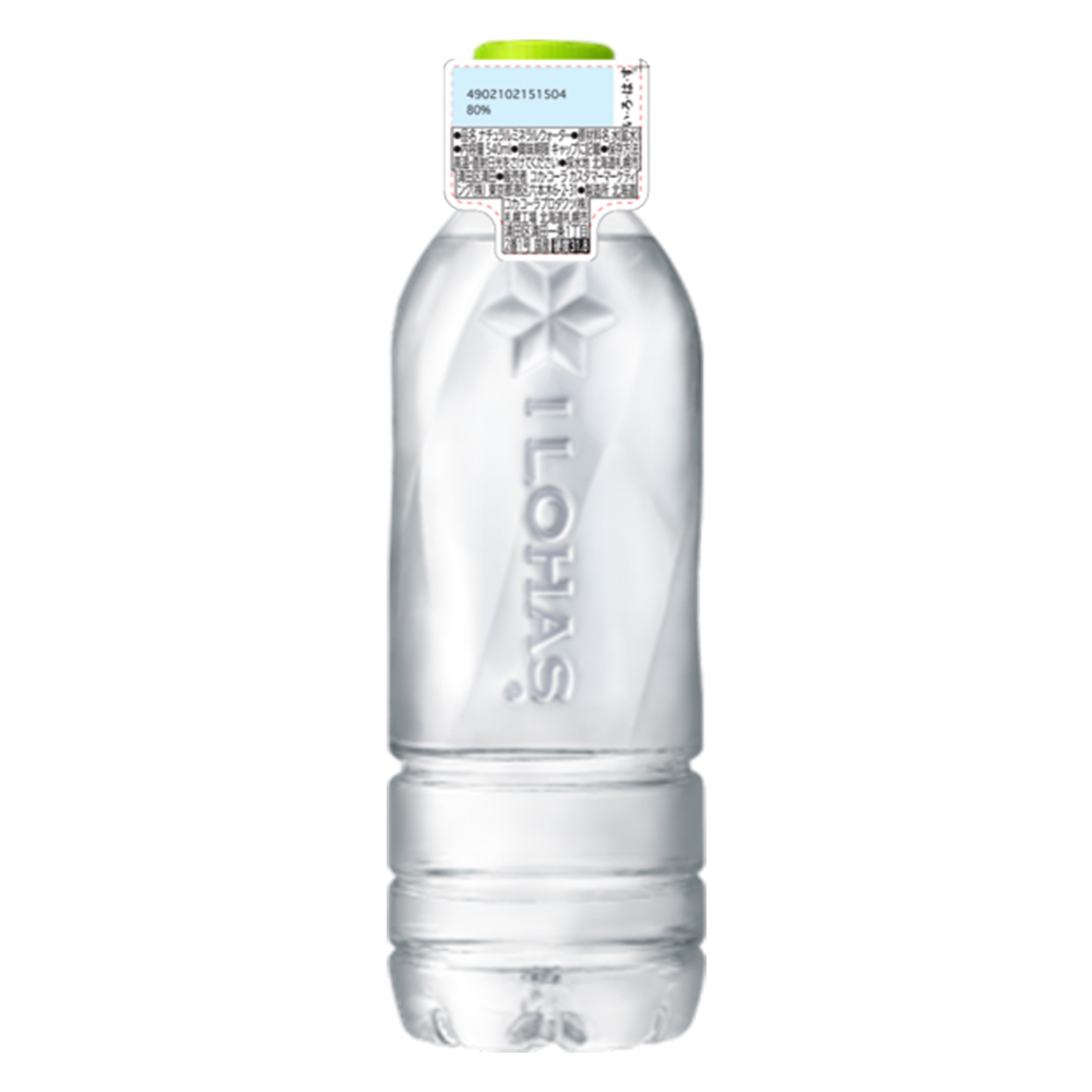 いろはす いろはす（ILOHAS）ラベルレス表示付き 540ml｜水・ミネラルウォーター