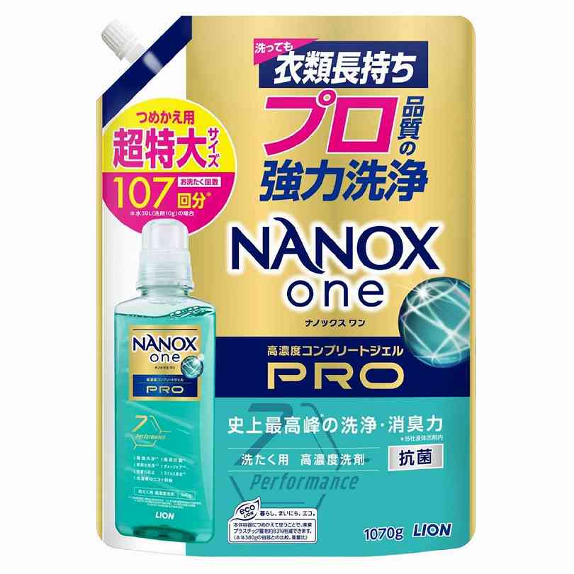 ライオン NANOX one PROつめかえ用 超特大 1070g
