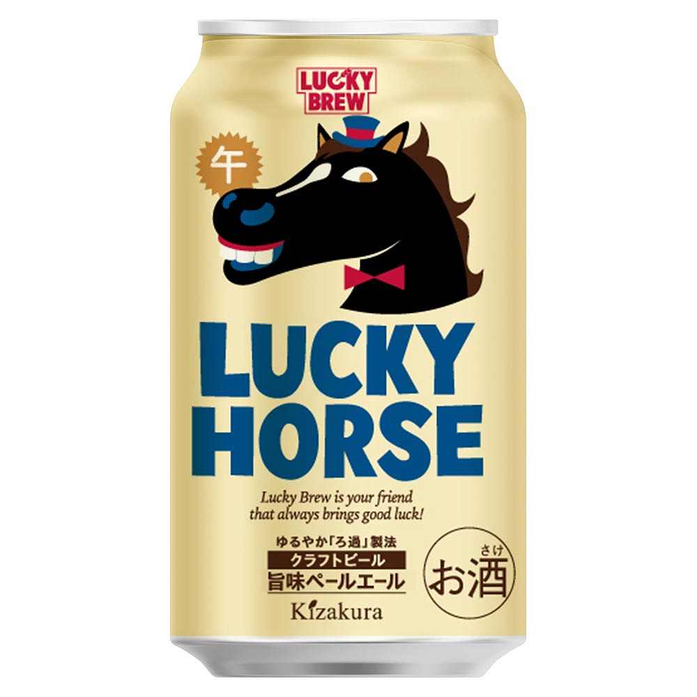 黄桜 LUCKY HORSE 350ml缶｜クラフトビール｜格安・安いお酒の通販