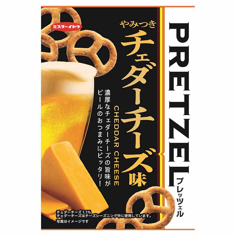 イトウ製菓 プレッツェル やみつきチェダーチーズ味 40G｜その他のお