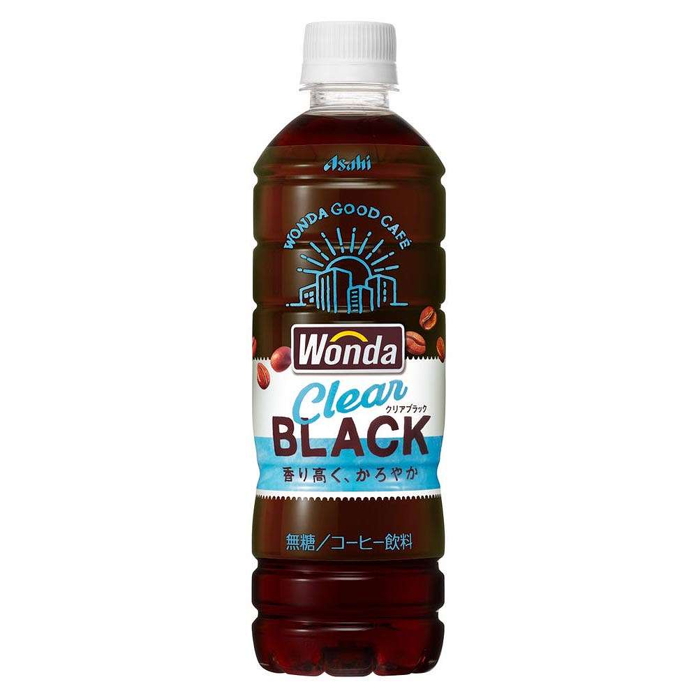 アサヒ飲料 ワンダ クリアブラック 500ml ペットボトル アサヒ ワンダ クリアブラック 500ml※店舗からのお届け限定｜コーヒー
