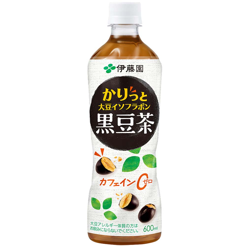伊藤園 かりっと大豆イソフラボン黒豆茶 600ml