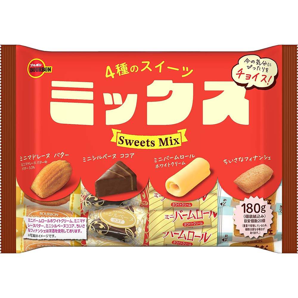 ブルボン 4種のスイーツミックス 180g