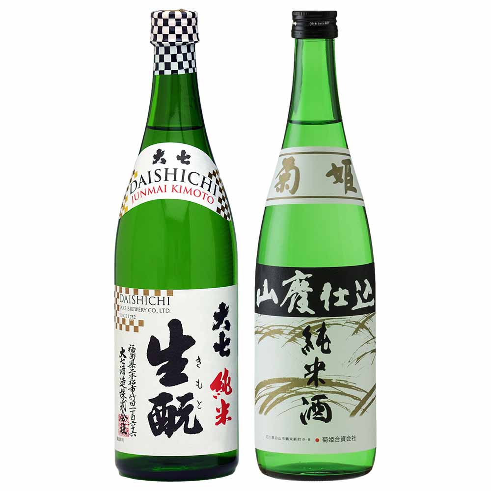 〔セット〕伝統製法 生もと・山廃 日本酒飲み比べ2本セット