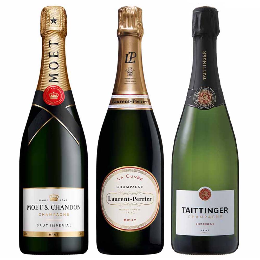 〔セット〕世界を魅了する名門シャンパン3本セット 750ml×3本