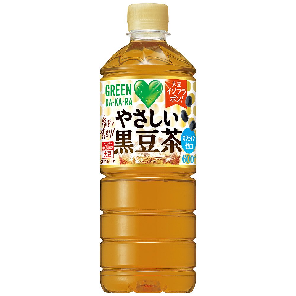 ｻﾝﾄﾘｰ GREEN DAKARA やさしい黒豆茶 600ML ﾍﾟｯﾄ