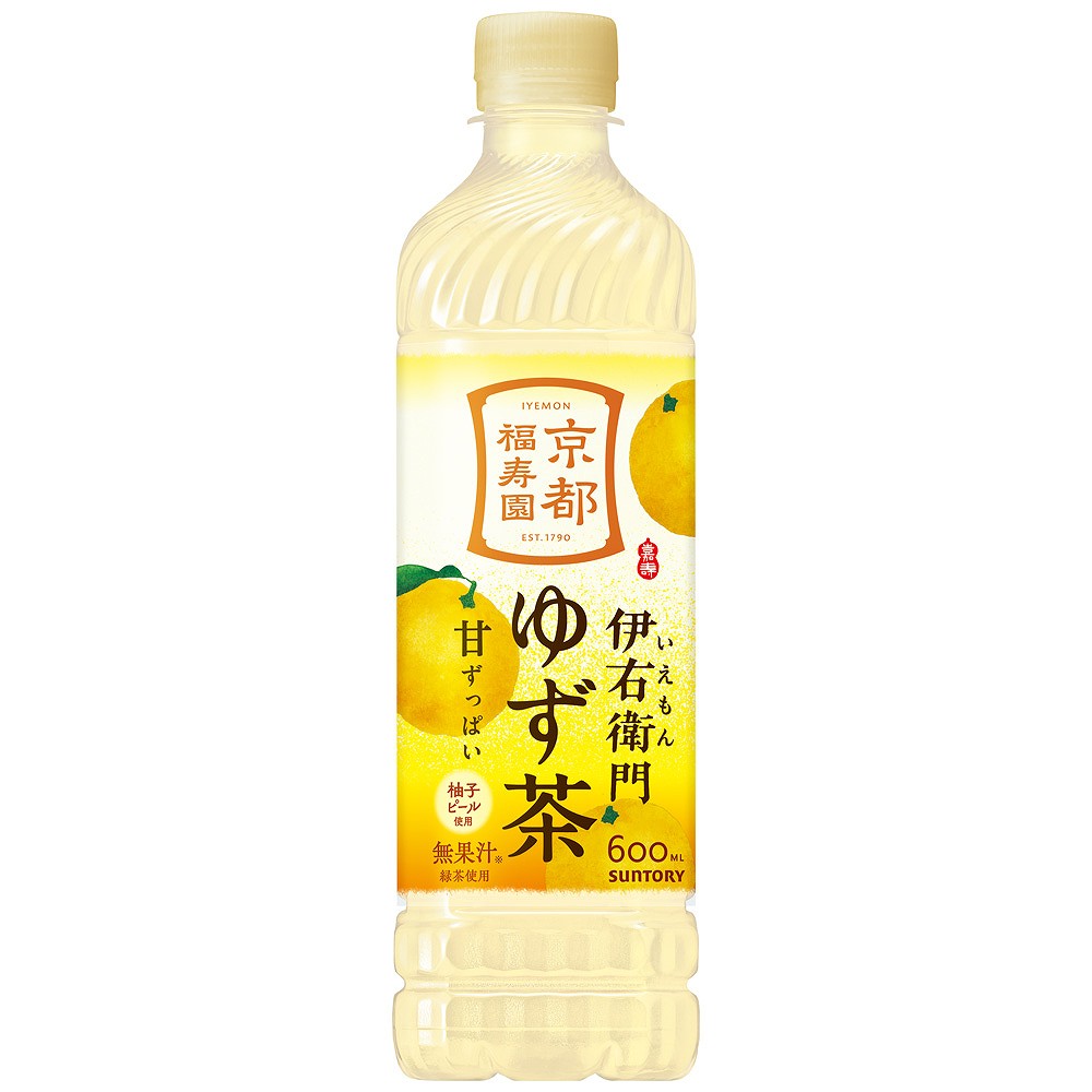 サントリー 伊右衛門 ゆず茶 600mlペット