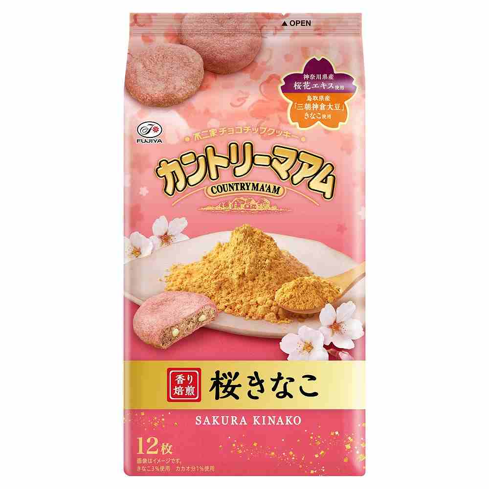 不二家 カントリーマアム 桜きなこ 12枚｜その他のお菓子｜格安・安い