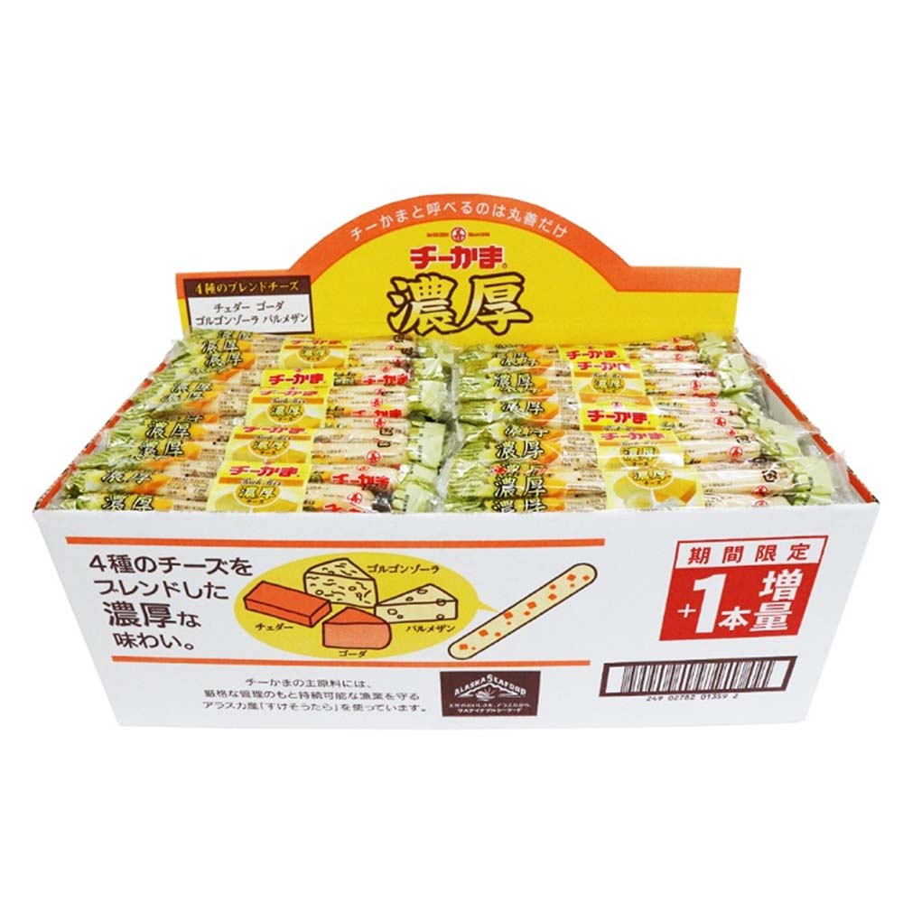 丸善 チーかま濃厚4本束＋1本増量 26g×5本｜チーズ、チータラ