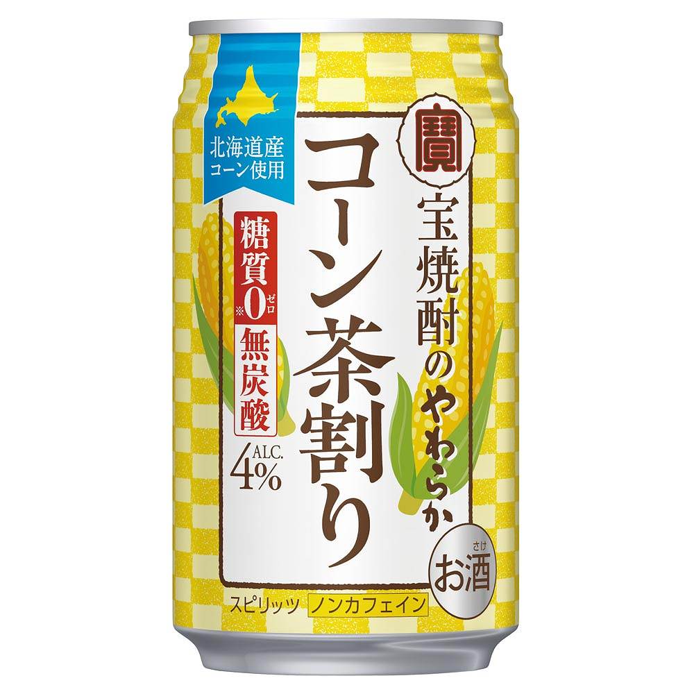 宝 焼酎のやわらかコーン茶割り 335ml缶 【10月増税対象】