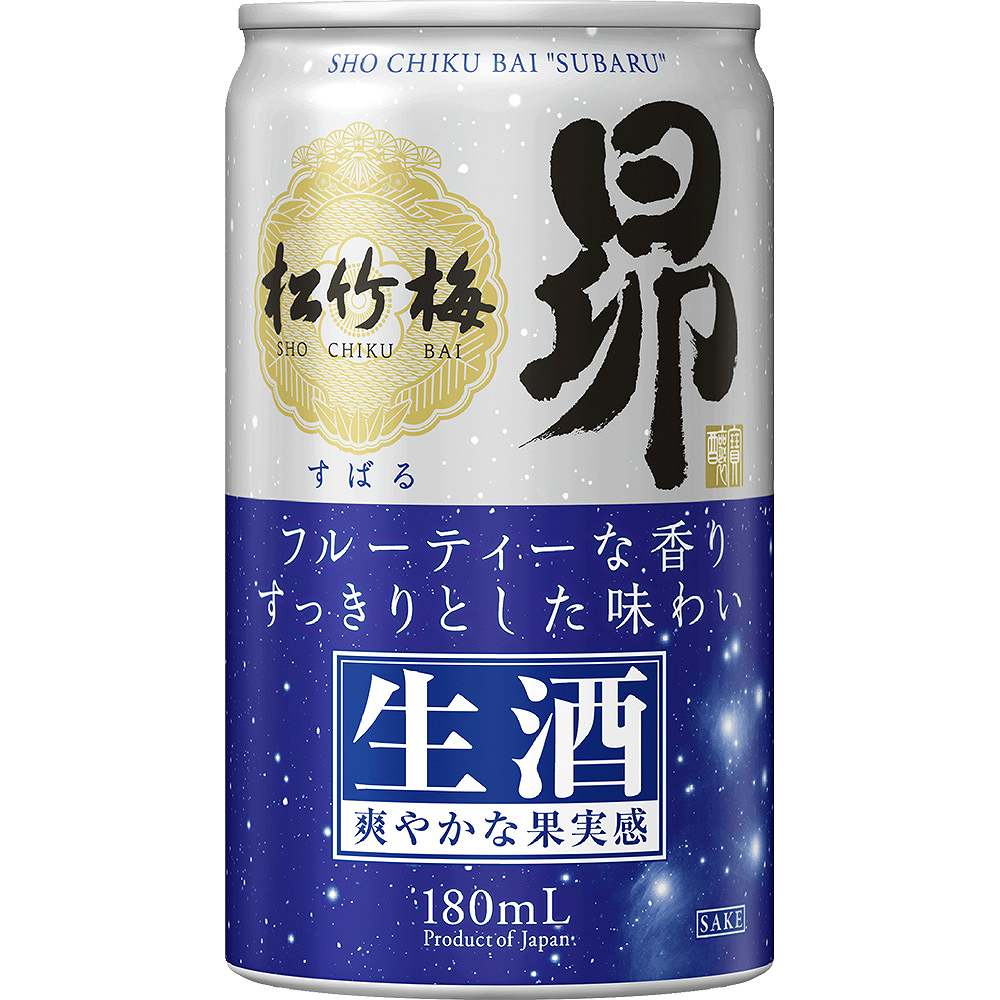 松竹梅 昴 生酒 180ml缶