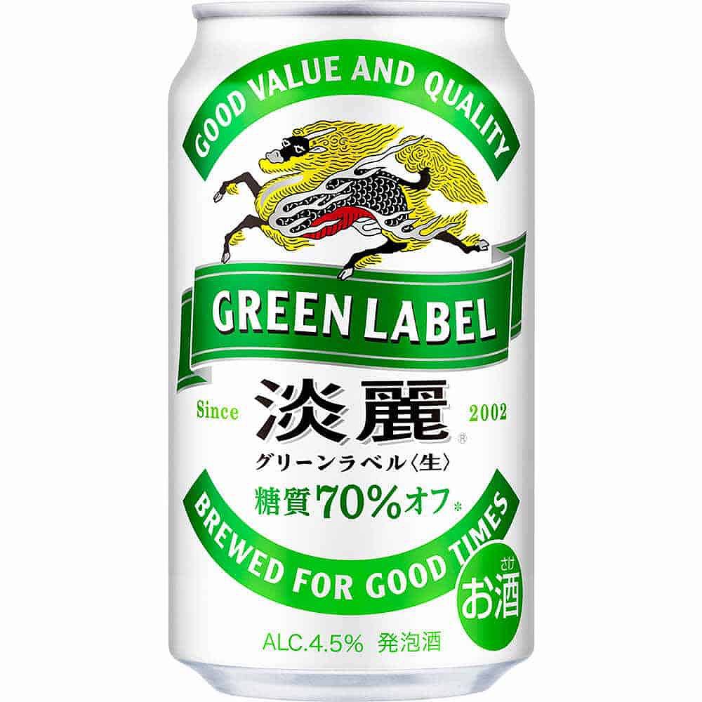 6缶キャンペーンパック〕キリン 淡麗 グリーンラベル 350ml缶×6本