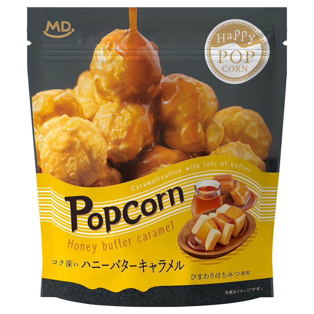MDH ハッピーポップコーン ハニーバターキャラメル 54ｇ