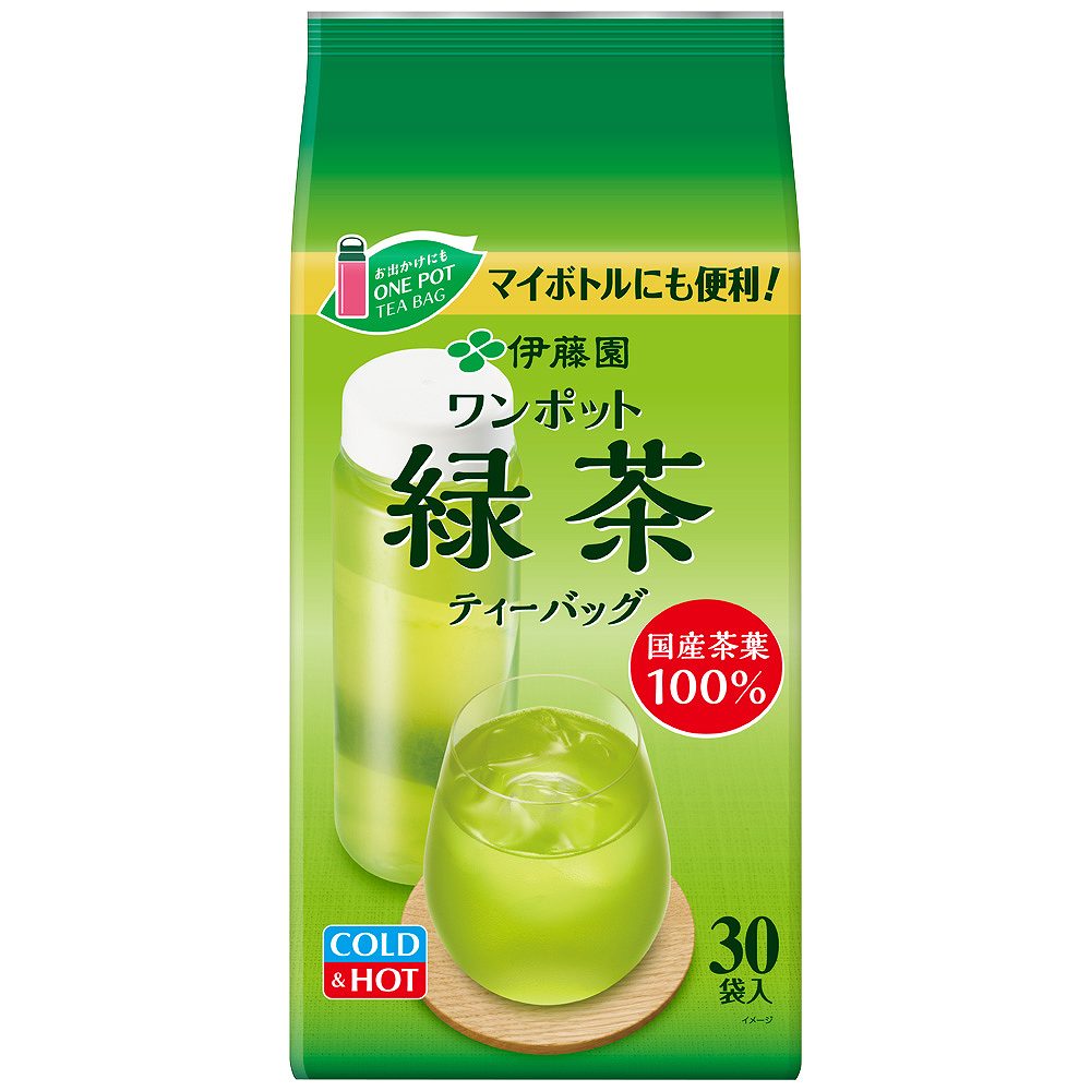伊藤園 抹茶入り緑茶 ワンポット エコティーバッグ 30袋