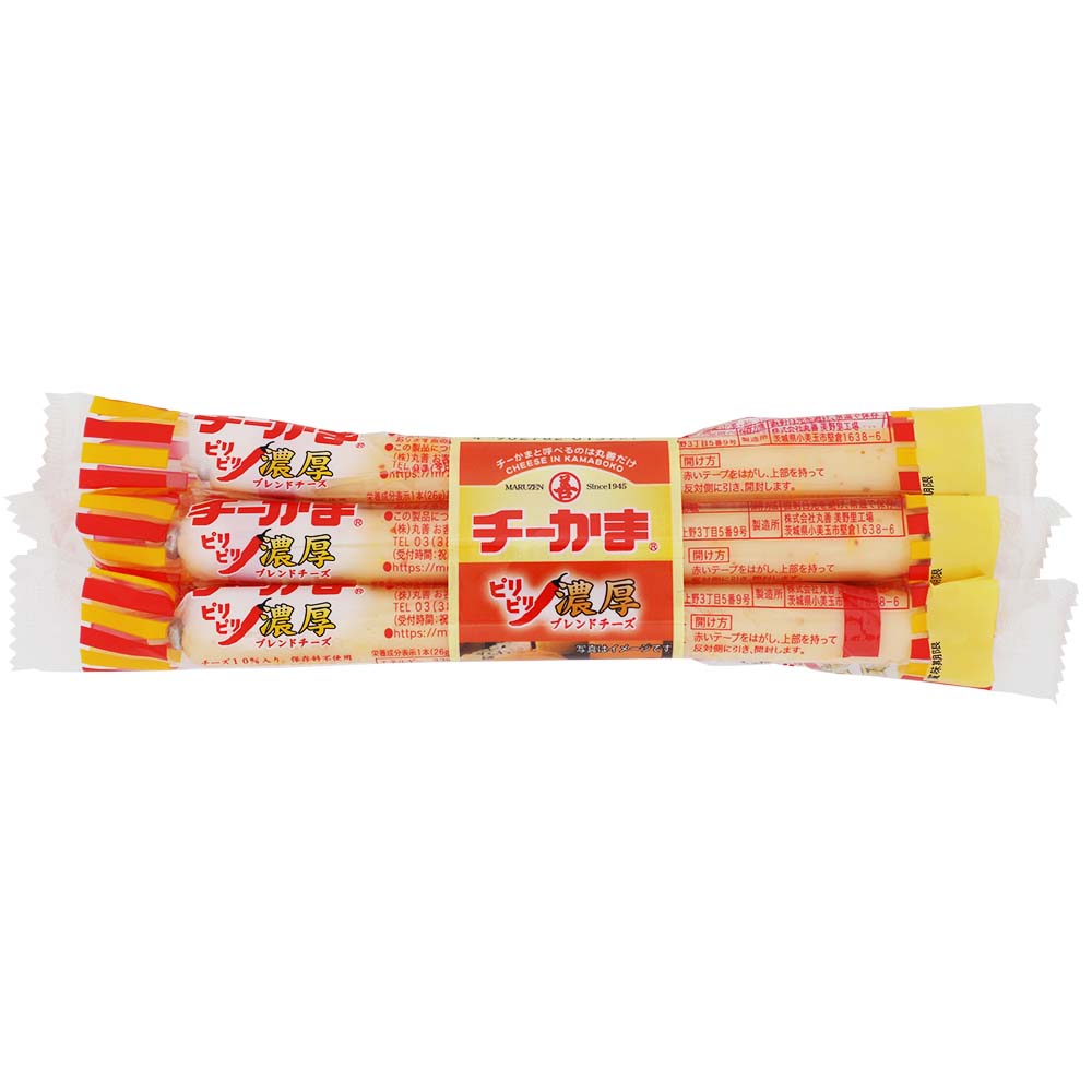丸善 ピリピリチーかま濃厚４本束＋１本 増量 26g×5本