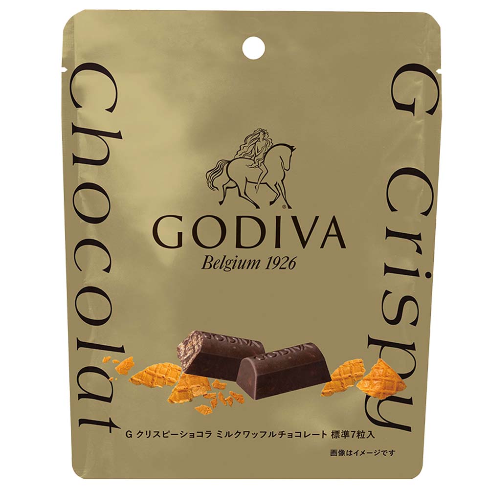 ゴディバ クリスピーミルク ワッフルチョコ 34g